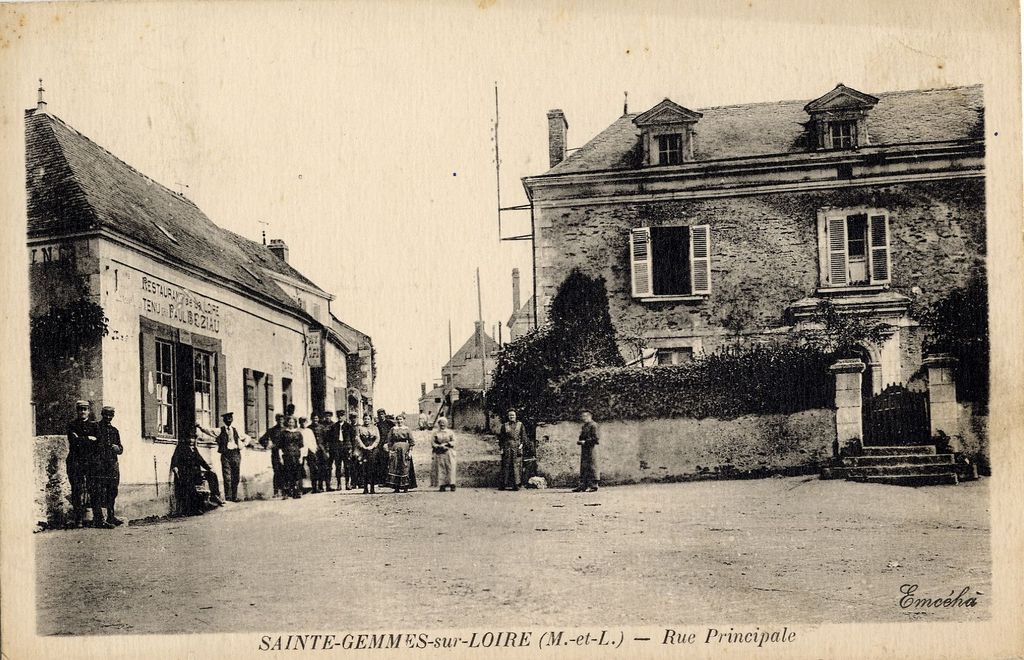 La rue principale vue vers le nord