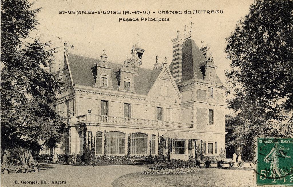 Le château du Hutreau - Façade Principale